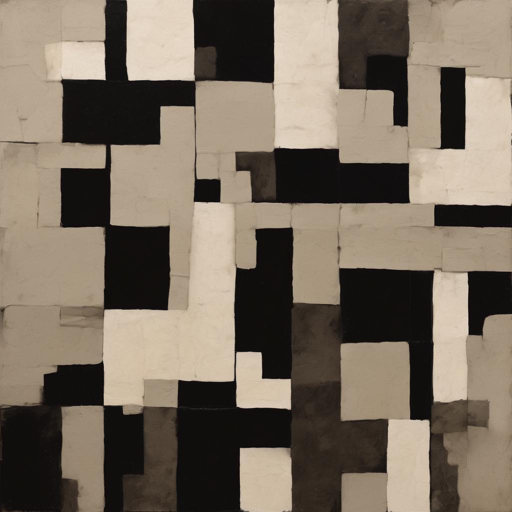 Λεύκωμα πορτρέτου με αφηρημένα μοτίβα και χρωματικές αντιθέσεις, αναδεικνύοντας την τέχνη του πορτρέτου ως καθρέφτη ψυχής και καλλιτεχνική έκφραση.